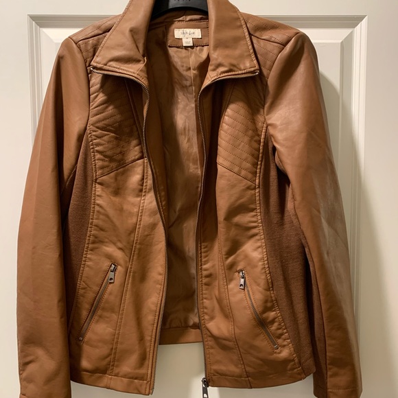 Style & Co. Jackets & Blazers - Style & Co Faux Leather Jacket